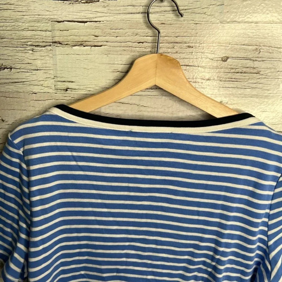 Tommy Hilfiger blue white striped tee  shirt size xl - Picture 5 of 8